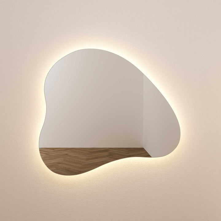 Obe LED Teardrop Wall Mirror