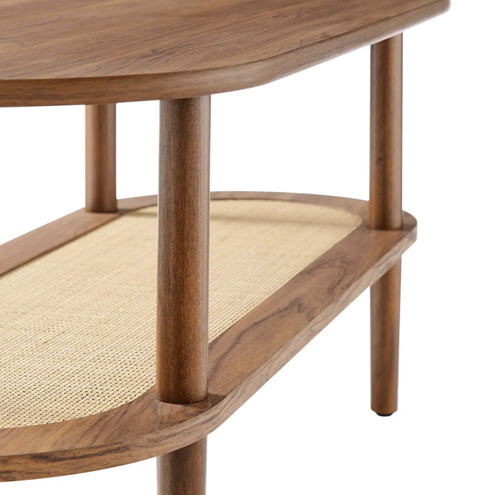 Ruso Oval Coffee Table Walnut