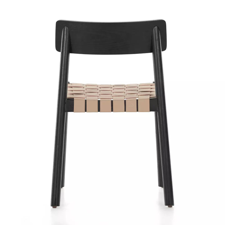 A-Line Frame Leather Dining Chair