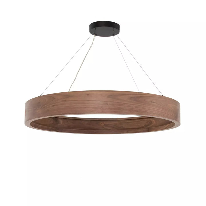 Maube Chandelier Dark Walnut