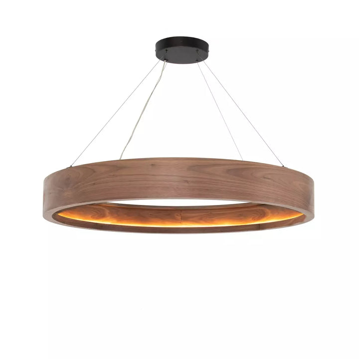 Maube Chandelier Dark Walnut