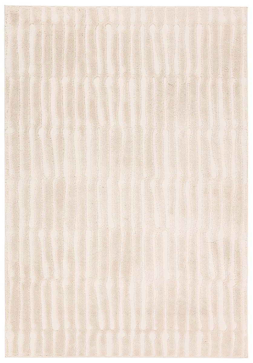 Calix Terza White Striped Area Rug-8'10"x12'