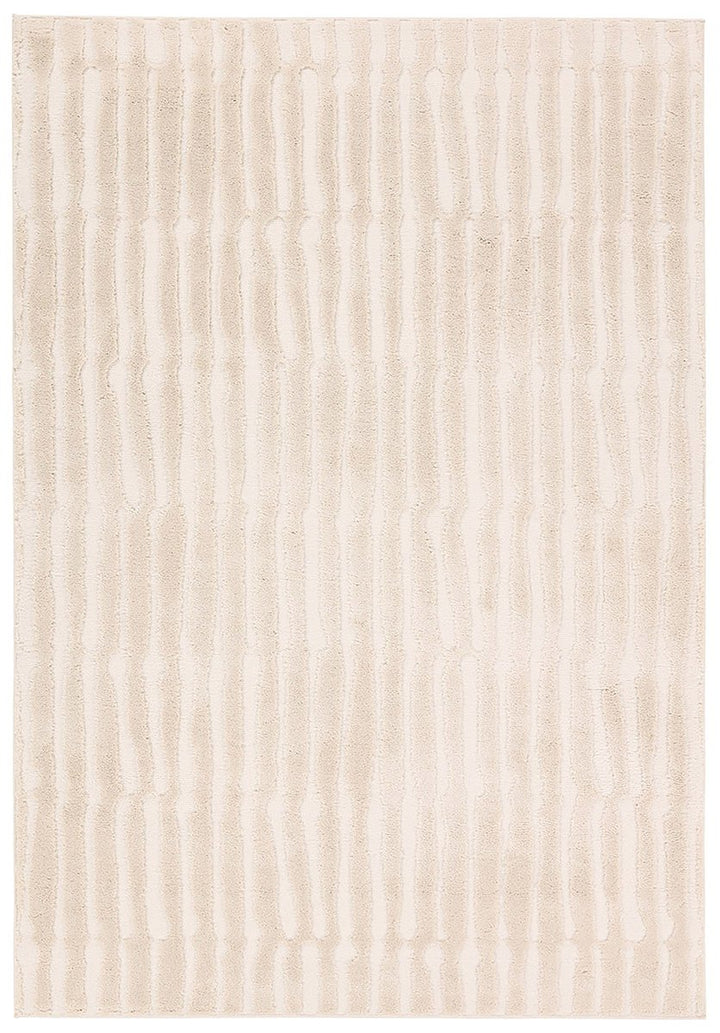 Calix Terza White Striped Area Rug-8'10"x12'