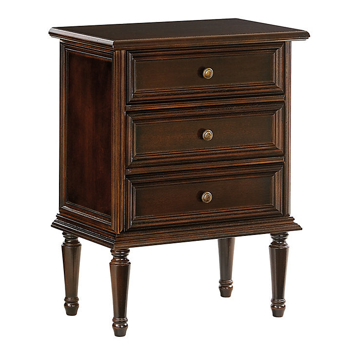 Casa Florentina Emile 3 Drawer Nightstand