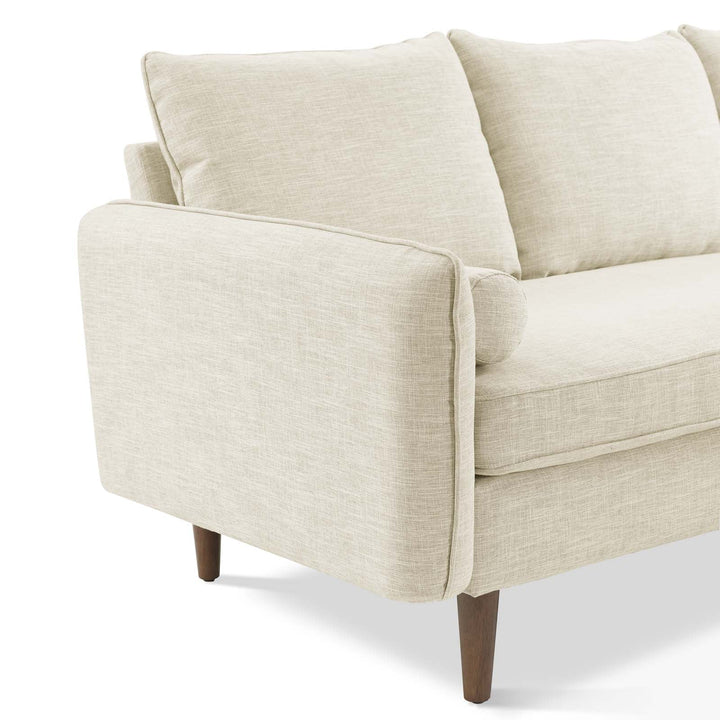 Evie Right Facing Sectional Sofa - Beige