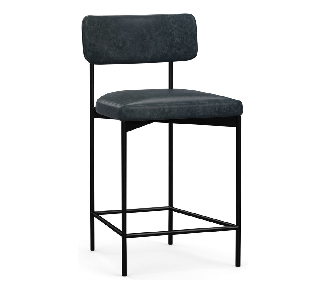Maison Leather Counter Stool