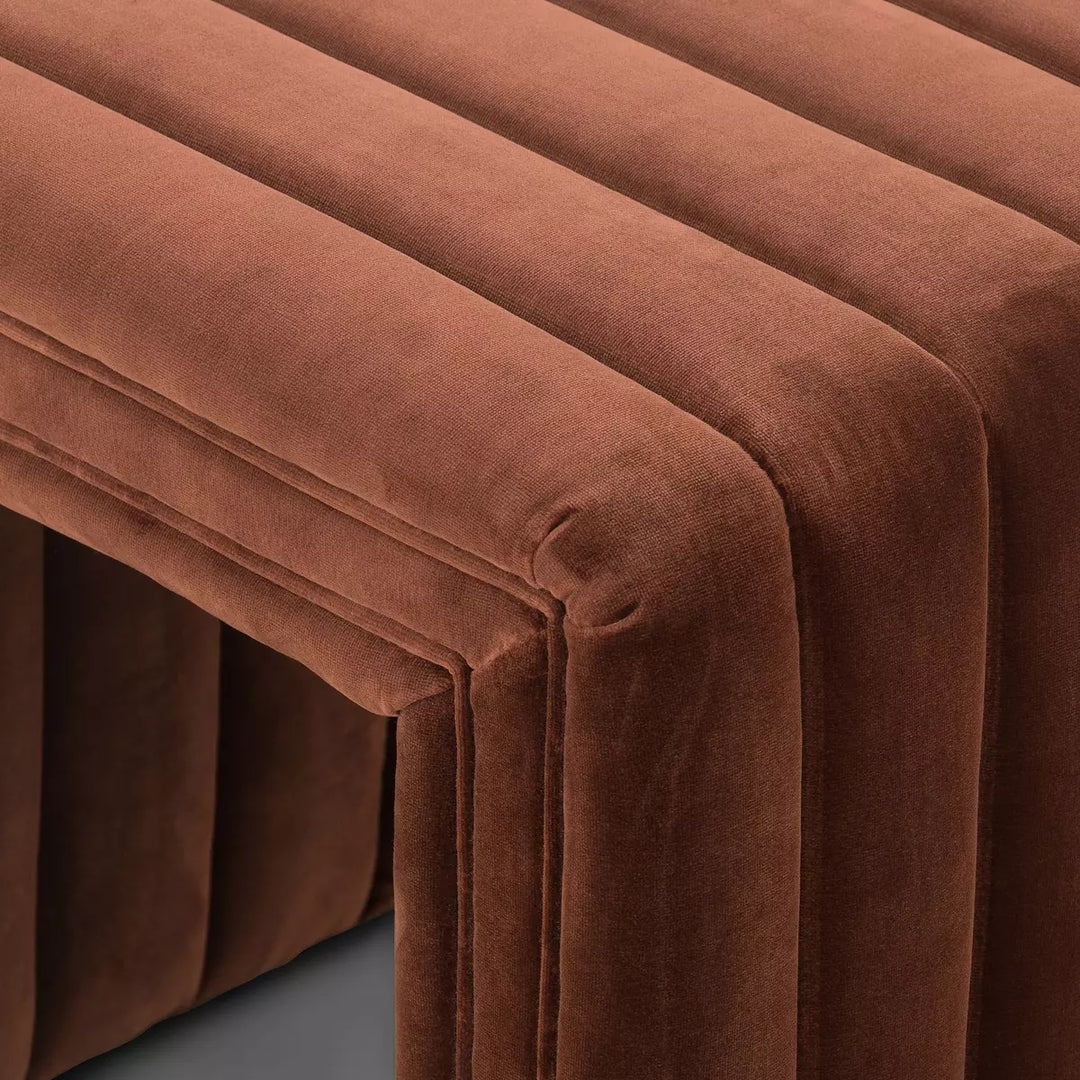 August Ottoman in Rust