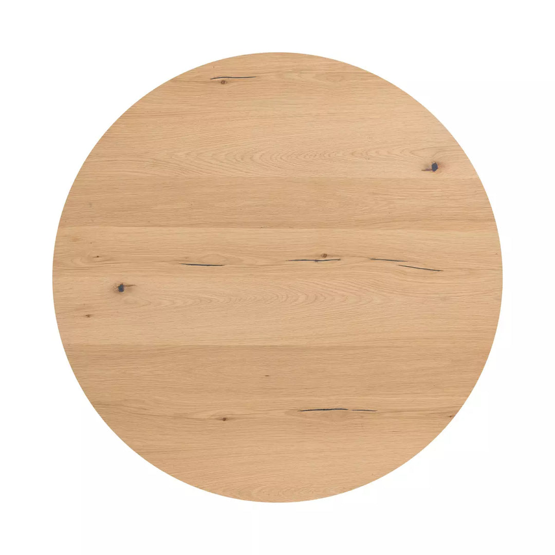 Eaton Drum Coffee Table Light Oak