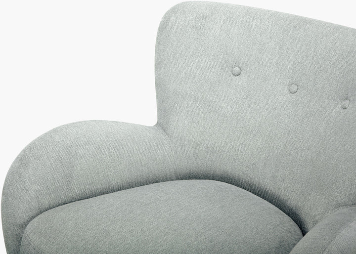 Suranne Blue Swivel Chair