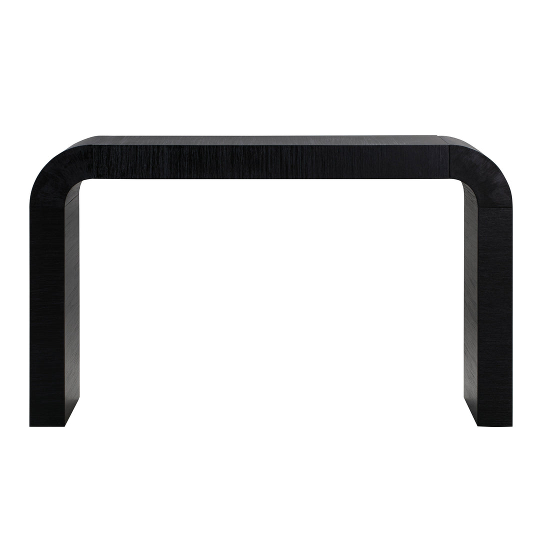 Bump Black Console Table