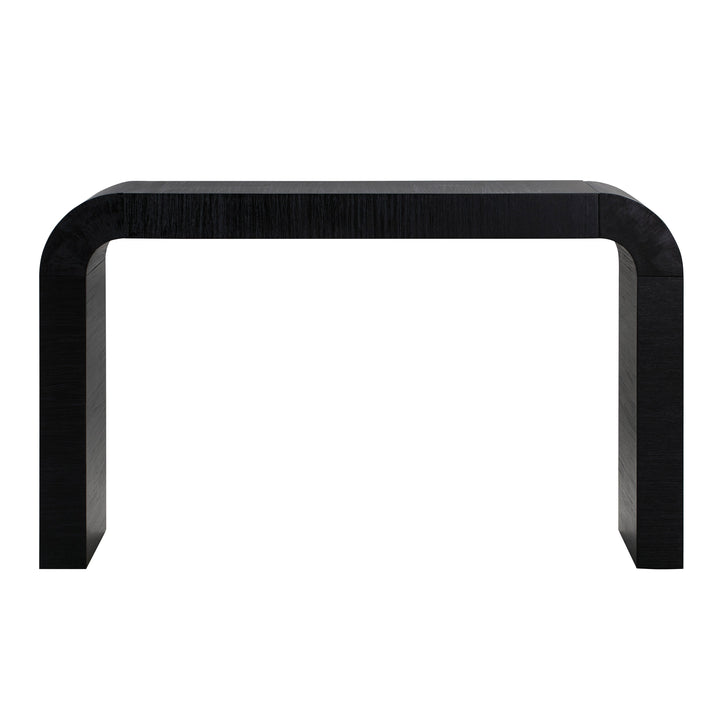 Bump Black Console Table