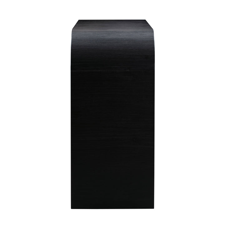 Bump Black Console Table