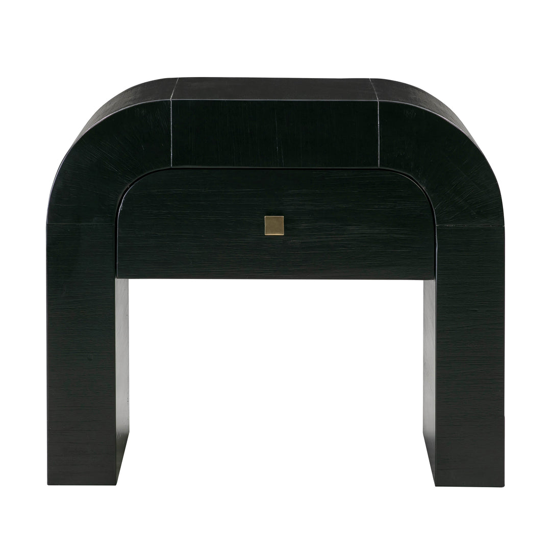 Bump Black Nightstand