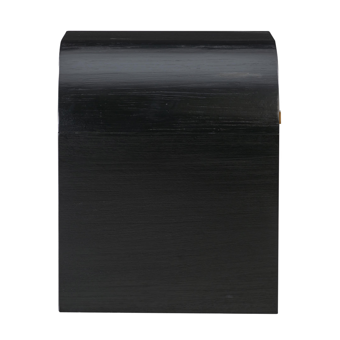 Bump Black Nightstand