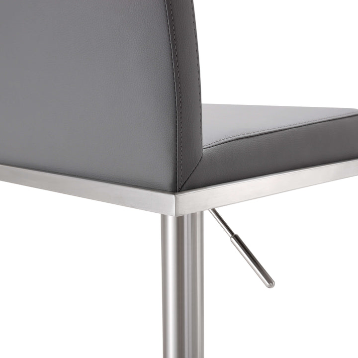 Costal Grey Stainless Steel Barstool