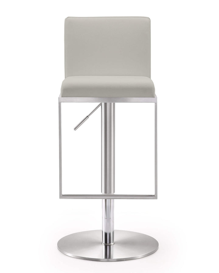 Sorrento Light Grey Stainless Steel Barstool
