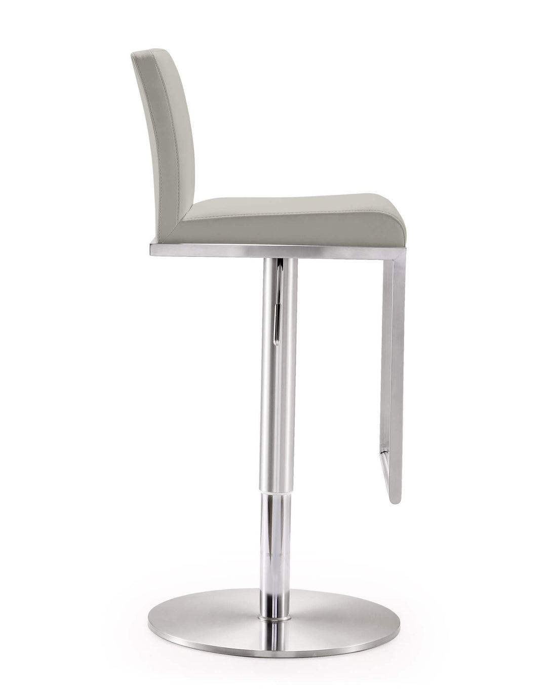 Sorrento Light Grey Stainless Steel Barstool