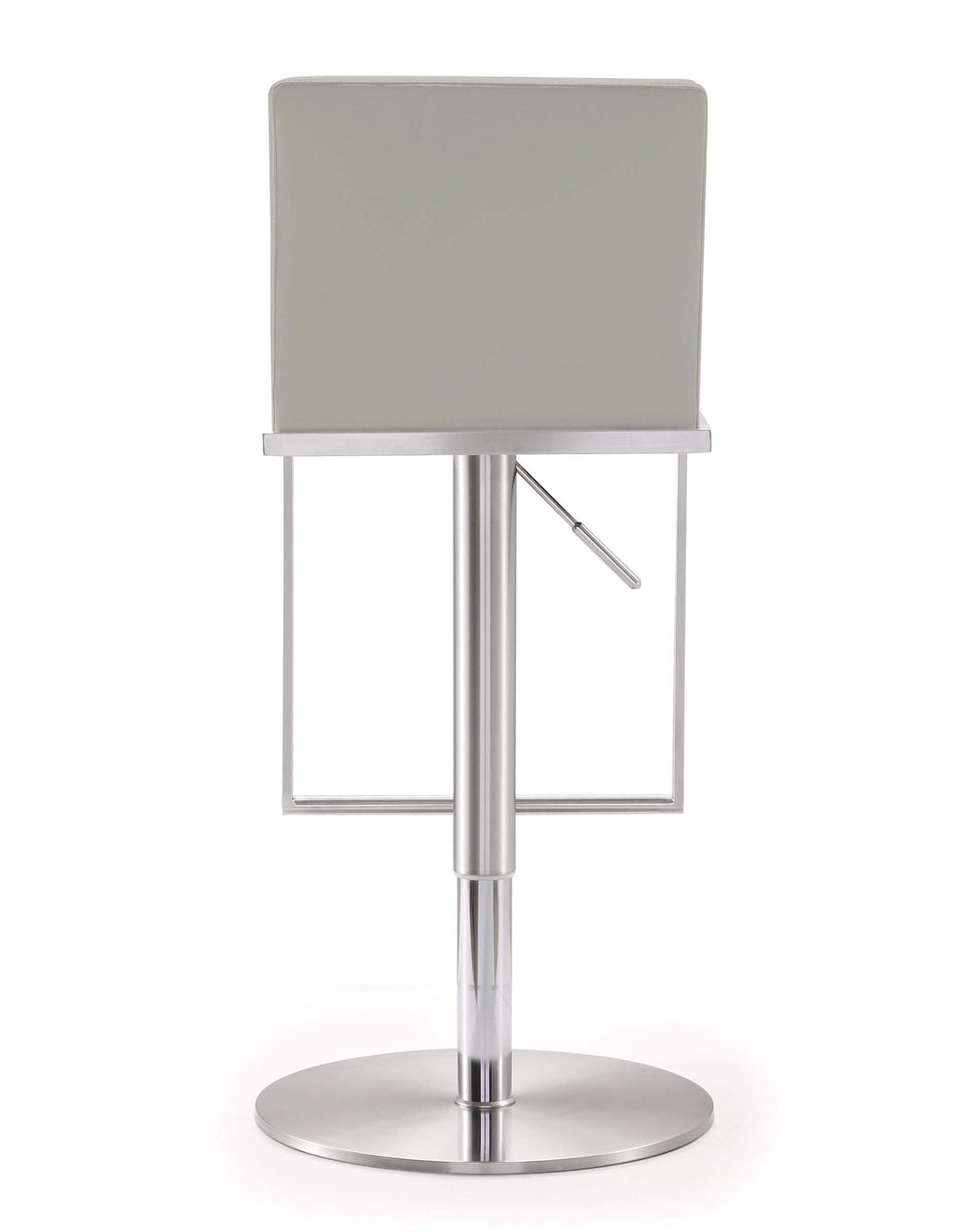 Sorrento Light Grey Stainless Steel Barstool