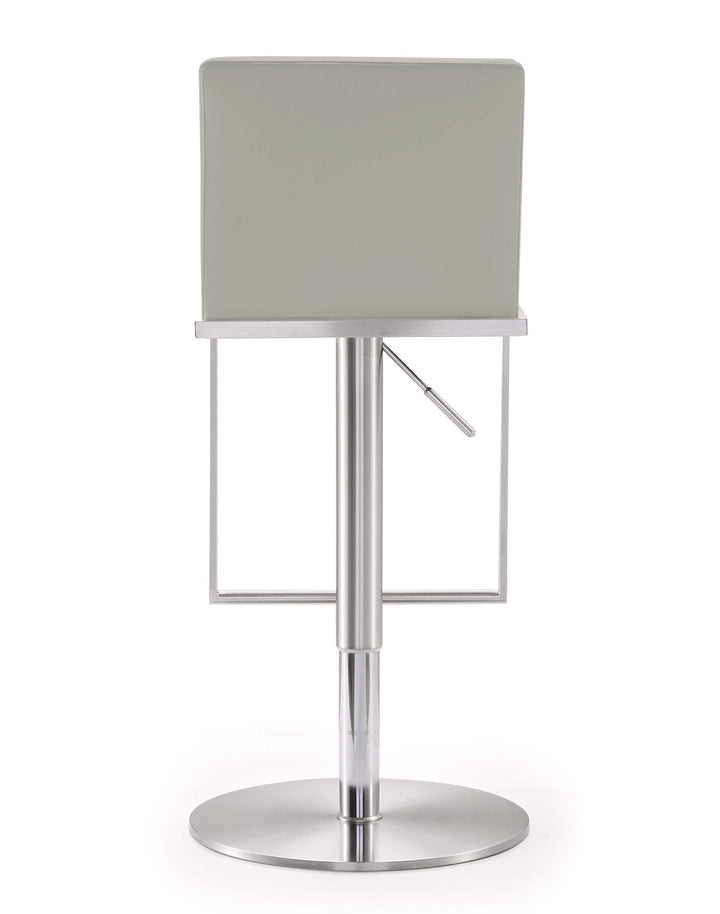Sorrento Light Grey Stainless Steel Barstool