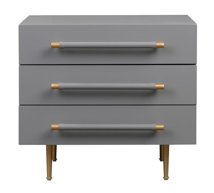 Triton Grey Nightstand