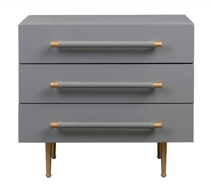 Triton Grey Nightstand