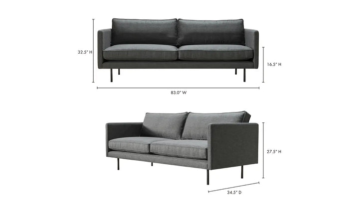 Angel Sofa Charcoal Grey