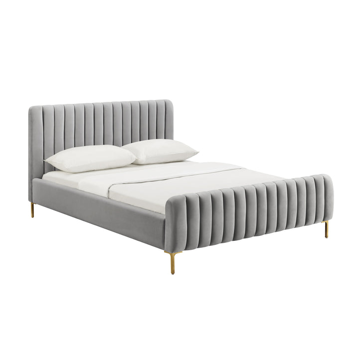 Angelina Grey Bed in Queen