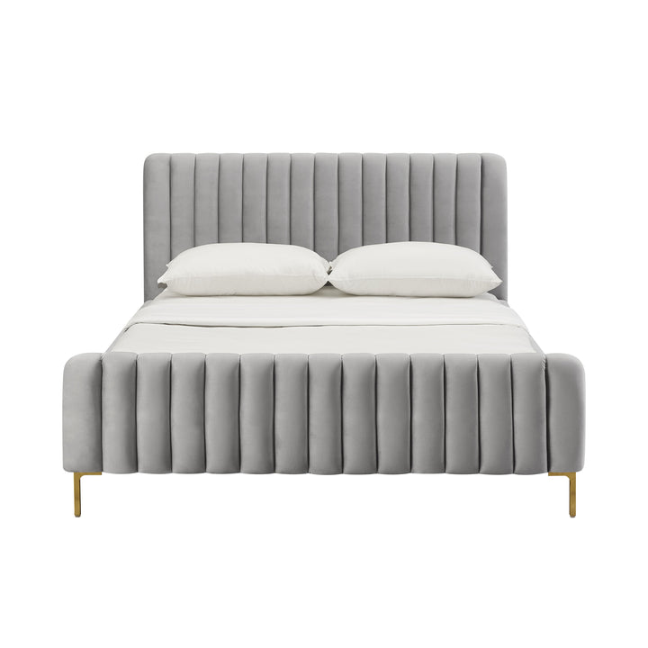 Angelina Grey Bed in Queen