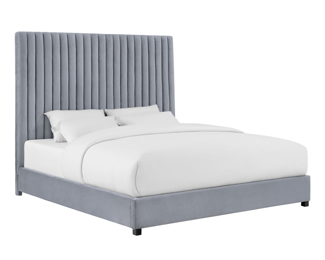 Arabella Grey Bed in King