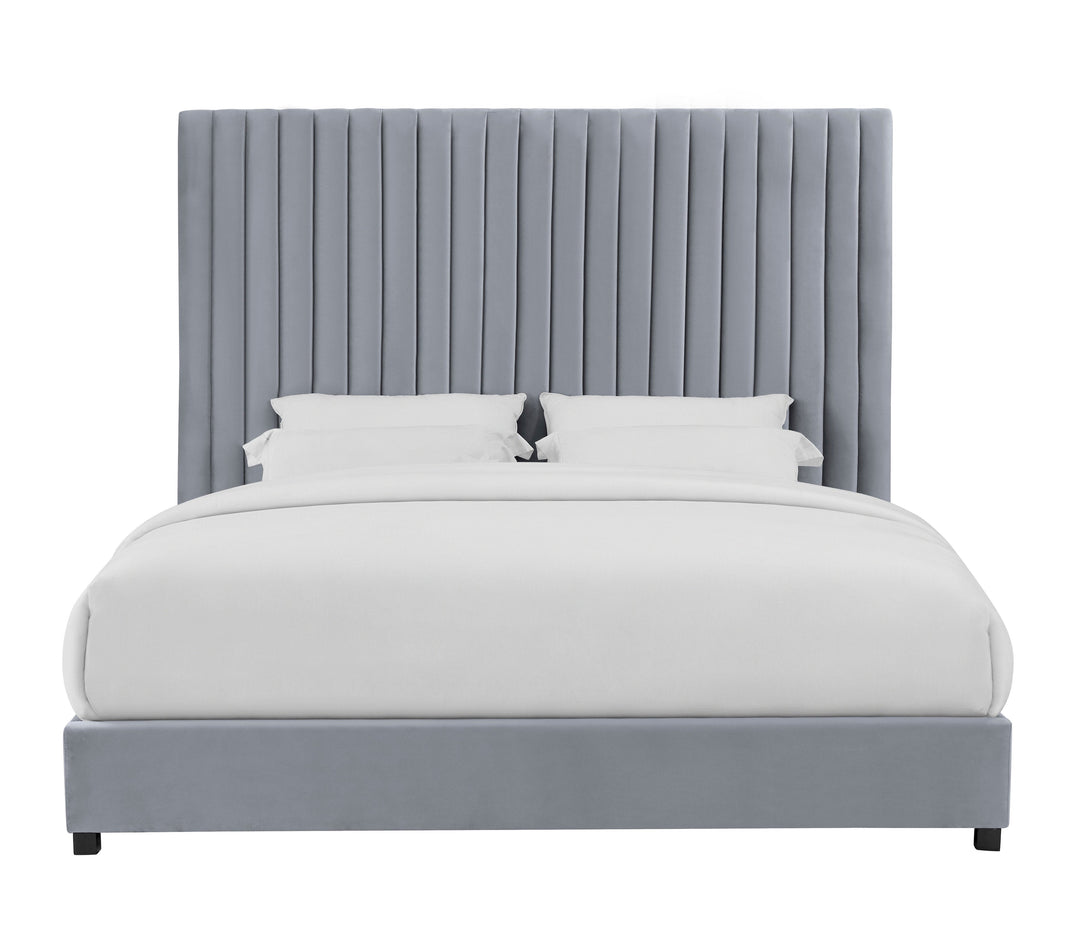 Arabella Grey Bed in King