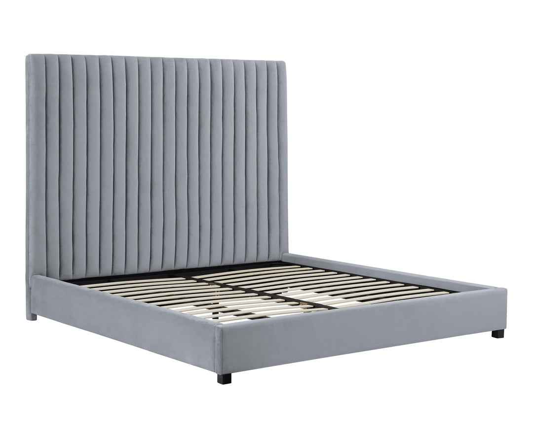 Arabella Grey Bed in King