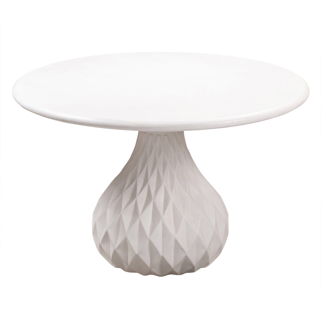 Arden Concrete Dining Table - Ivory