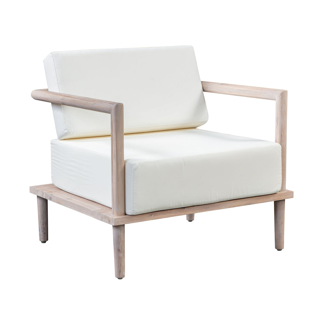 Ashton Cream Outdoor Lounge Chair