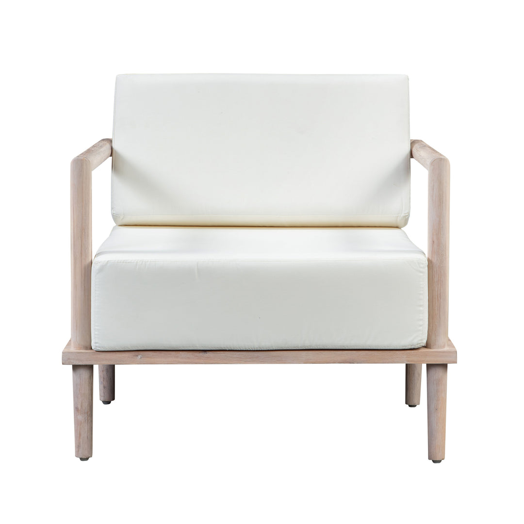 Ashton Cream Outdoor Lounge Chair