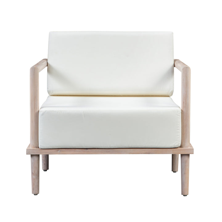 Ashton Cream Outdoor Lounge Chair