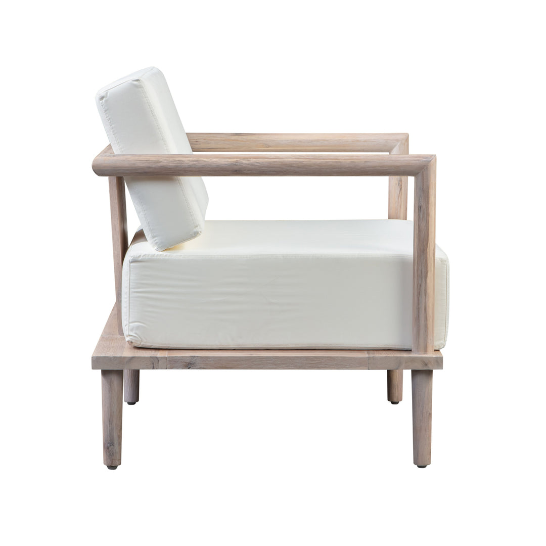 Ashton Cream Outdoor Lounge Chair