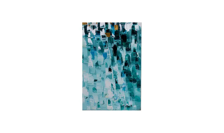 Azure Wall Decor Unframed