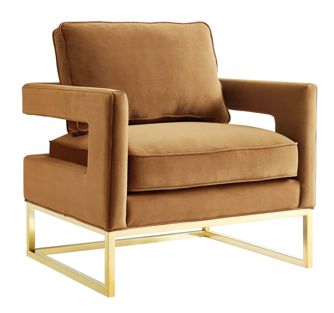 Ava Cream Velvet Chair