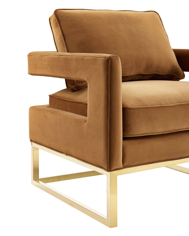 Ava Cream Velvet Chair