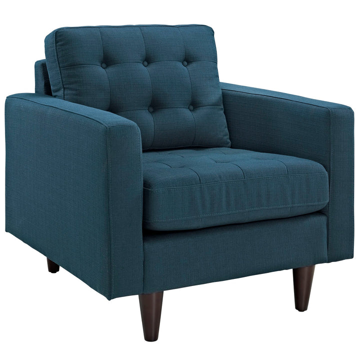 Semper Upholstered Armchair - Azure