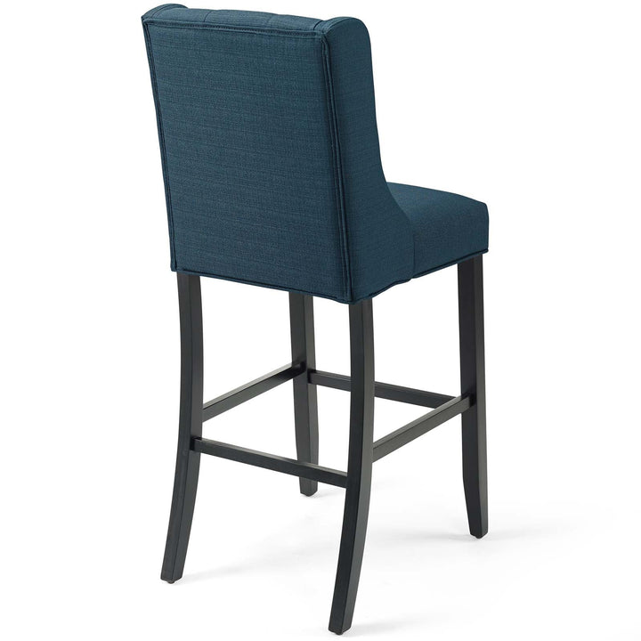Troban Upholstered Fabric Bar Stool - Azure