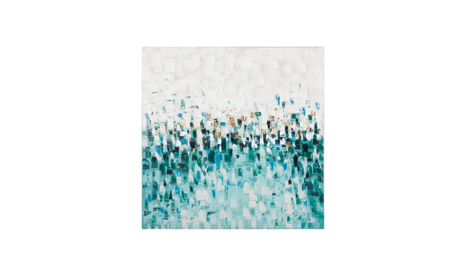 Azure Wall Decor Unframed