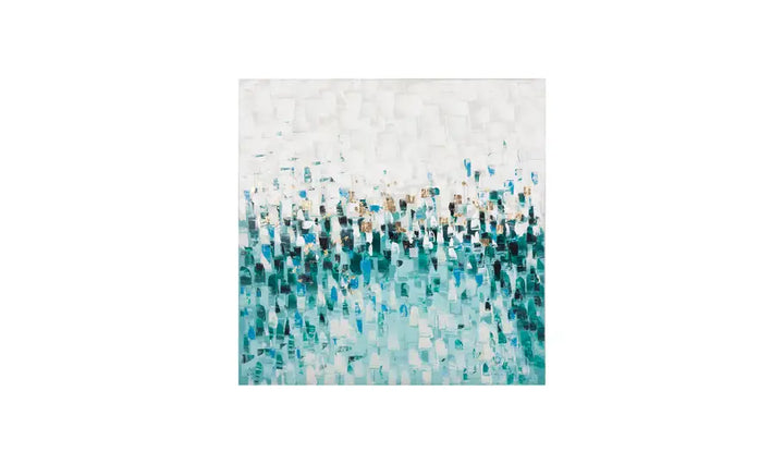 Azure Wall Decor Unframed