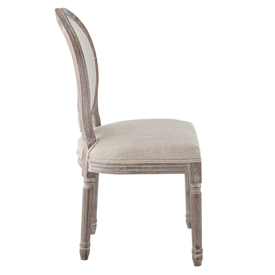 Tamane Upholstered Fabric Dining Chair - Beige