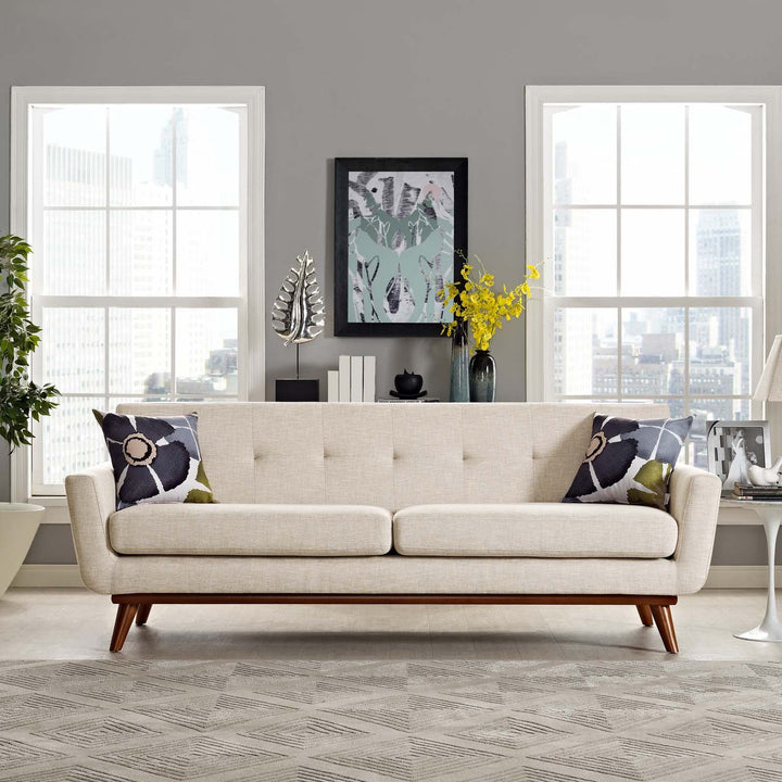 Gage Fabric Sofa - Beige