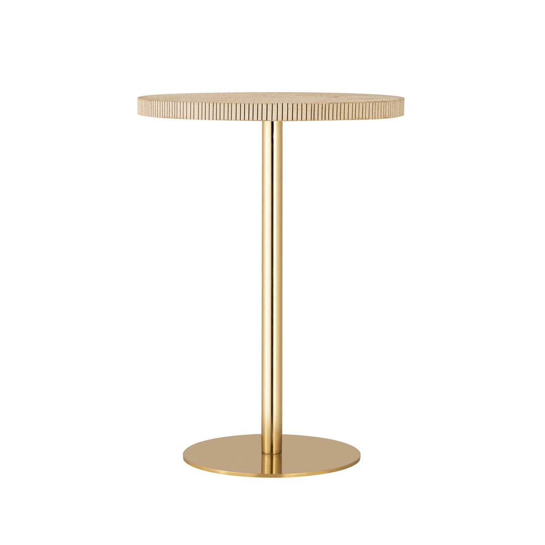 Bianca Gold Marble Side Table