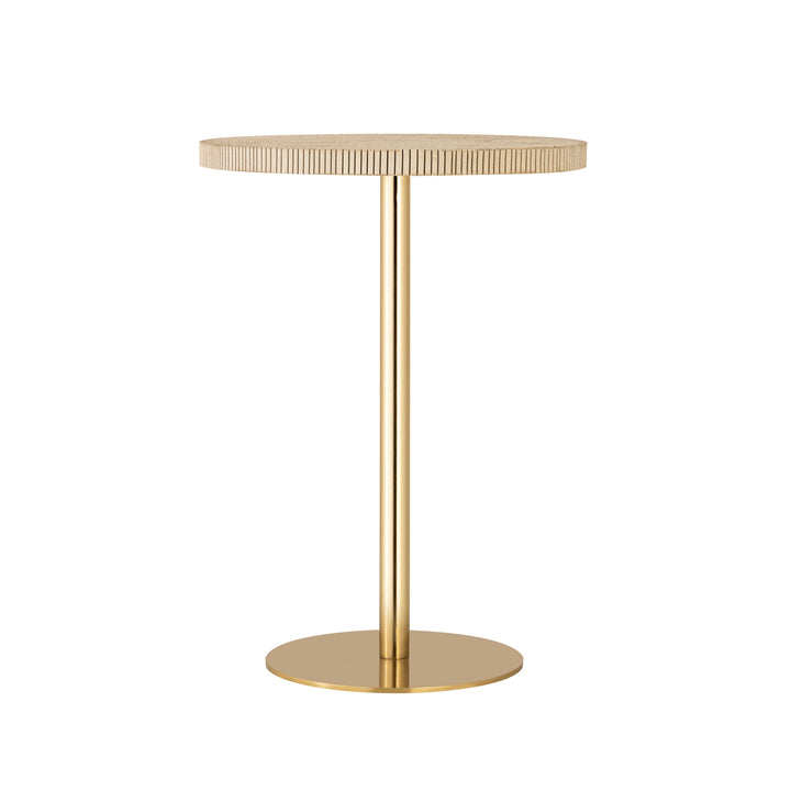 Bianca Gold Marble Side Table