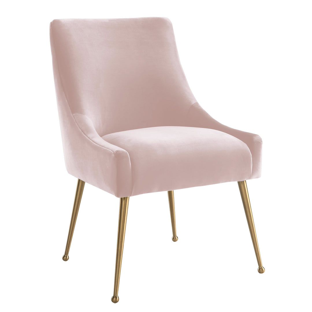 Bianca Blush Velvet Side Chair