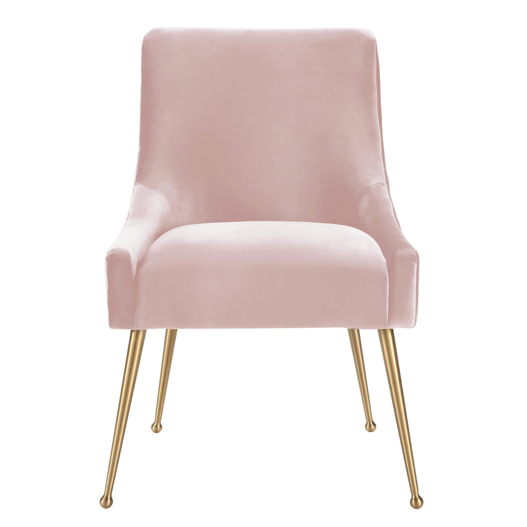 Bianca Blush Velvet Side Chair