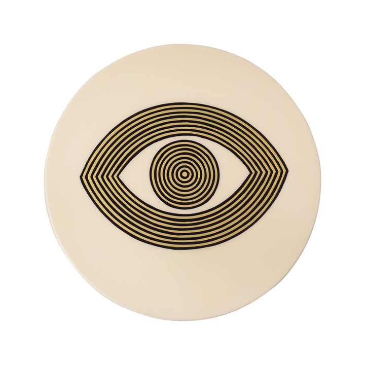 Brass Eye Accent Table